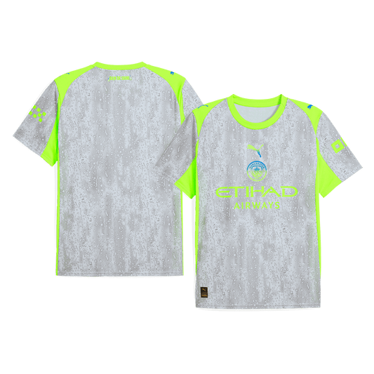 Manchester City Tröja 2025/26 Tredje Grå-1