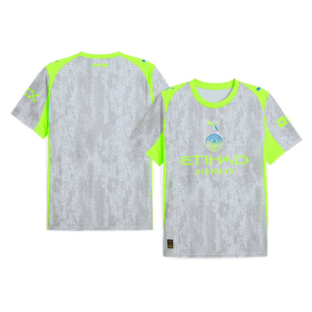 Manchester City Tröja Tredjeställ 2025/26 Grå