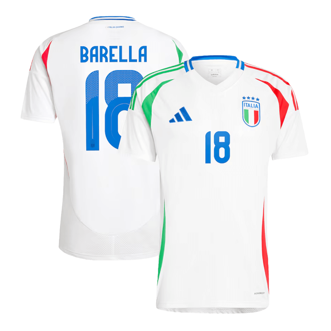BARELLA #18 Italien Borta Fotbollströjor Euro 2024