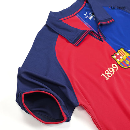 Retro Barcelona Hemma Fotbollströja KLUIVERT #9 1999/00 - 100-årsjubileum