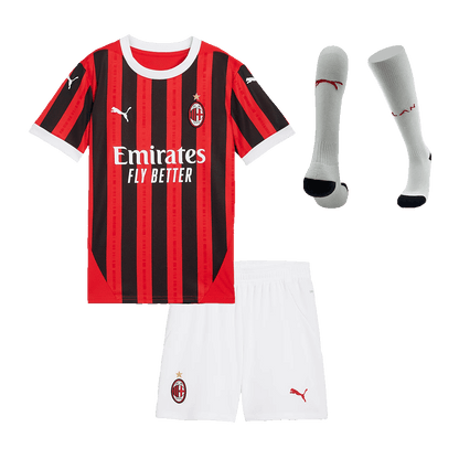 AC Milan Hemma Fotbollströja 2024/25 Fotbollssats Barn