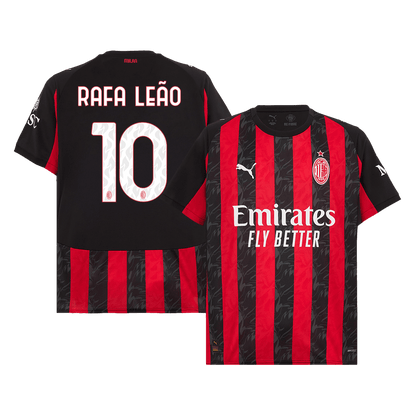 RAFA LEÃO #10 AC Milan Hemma Tröja 2025/26