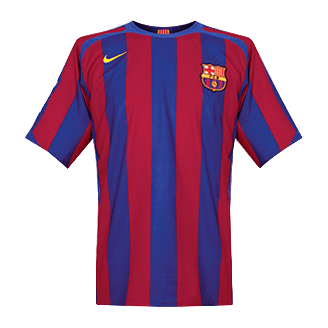 Retro Barcelona Hemma Fotbollströja 2005/06 - UCL