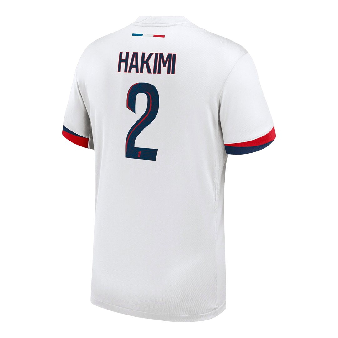 PSG Tröja HAKIMI #2 2025/26 Borta Vit-12