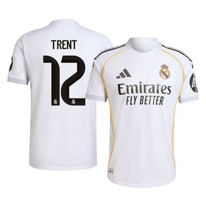 TRENT #12 Real Madrid Hemma Fotbollströjor 2025/26 Autentisk
