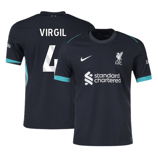 Liverpool Borta Fotbollströja VIRGIL #4 2024/25 Autentisk