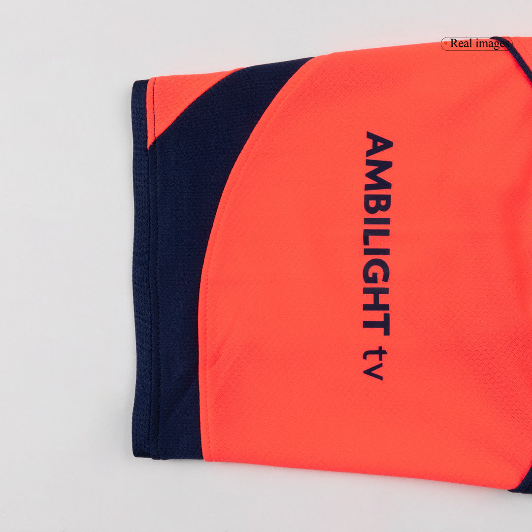 Barcelona Tröja Tredjeställ 2025/26 Orange-8