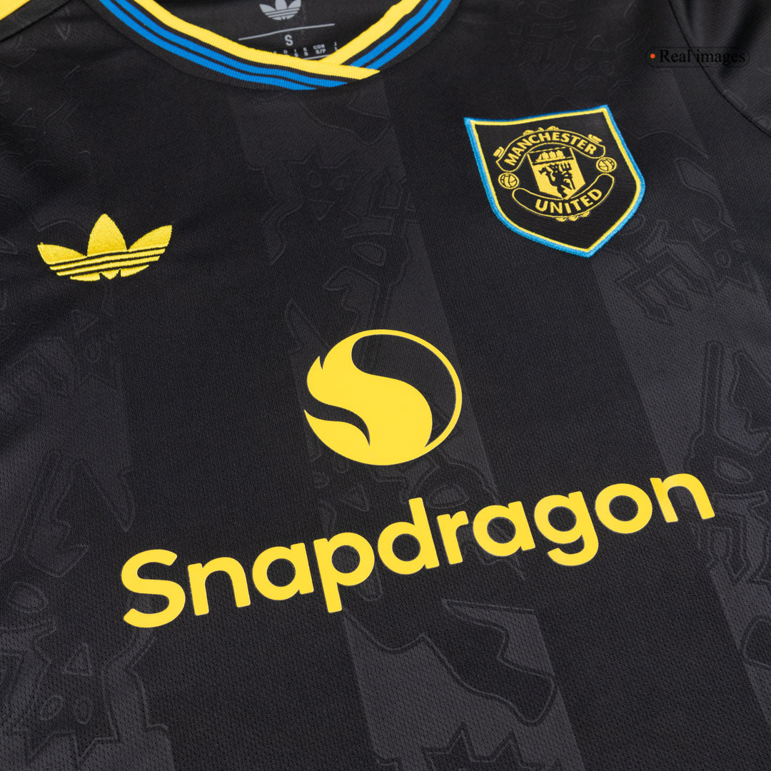 Manchester United Tröja 2025/26 Tredje Svart Dam