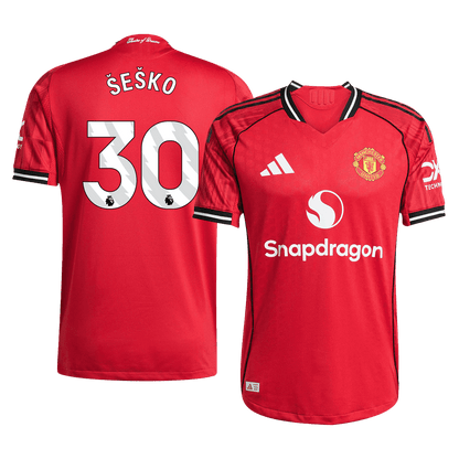 Manchester United Tröja ŠEŠKO #30 2025/26 Hemma Röd