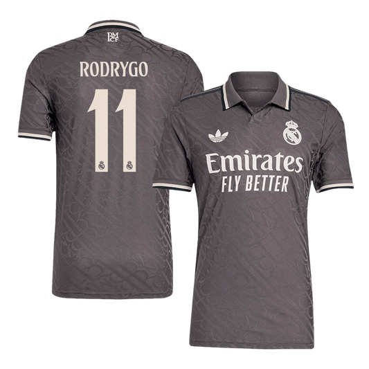 Real Madrid Tredjeställ Fotbollströja RODRYGO #11 2024/25 Autentisk