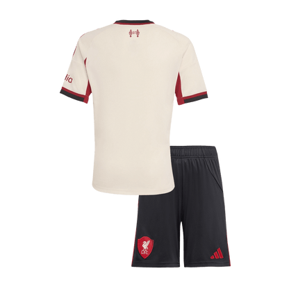 Liverpool Tröja 2025/26 Bortaställ Vit Barn