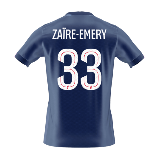 ZAïRE EMERY #33 PSG Tröja 2025/26 Hemma Premium Mörkblå
