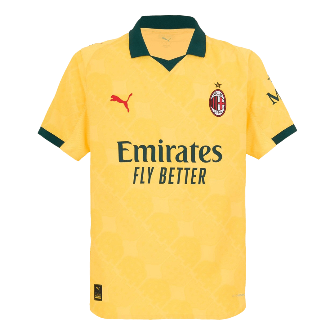 AC Milan Tröja 2025/26 Tredje Autentisk Gul
