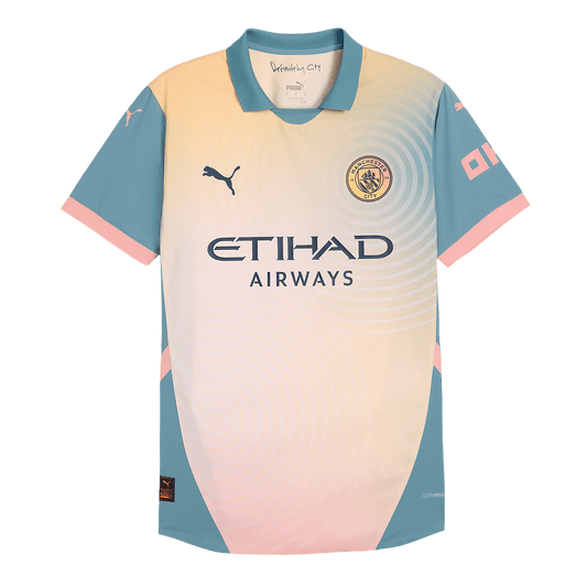 Manchester City Fjärde borta Fotbollströja 2024/25 Autentisk - Definitely City