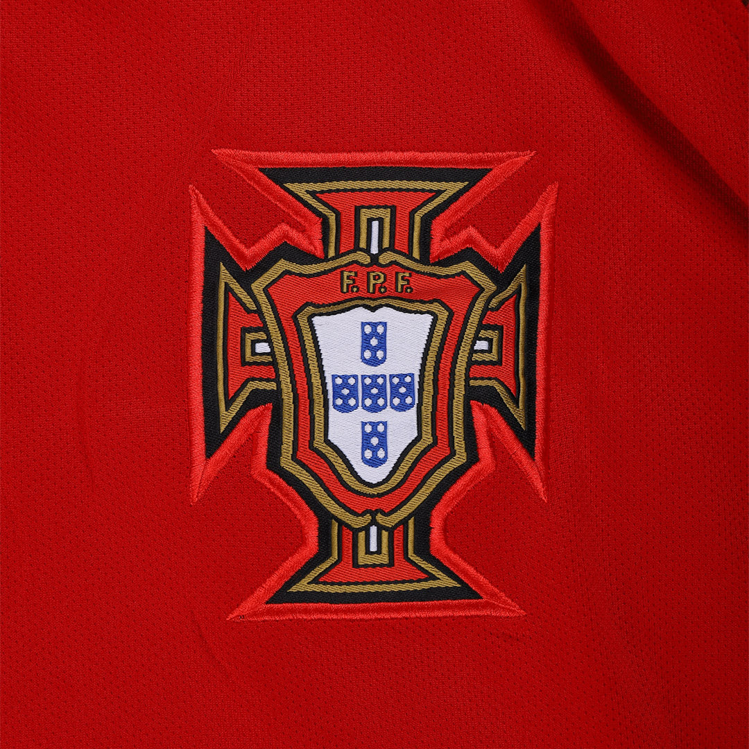 Portugal Hemma Fotbollströjor 2016 Retro