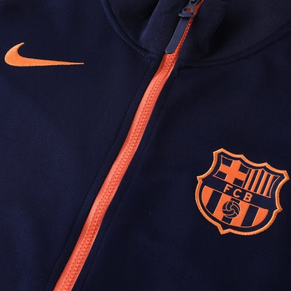 Barcelona Träningsset (Jacka+Byxor) 2025/26 Navy&Orange