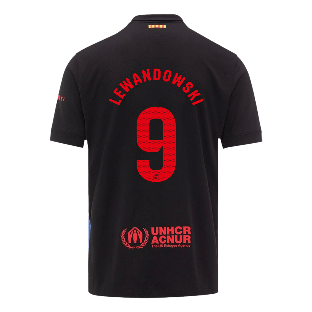 Barcelona Borta Fotbollströja LEWANDOWSKI #9 2024/25