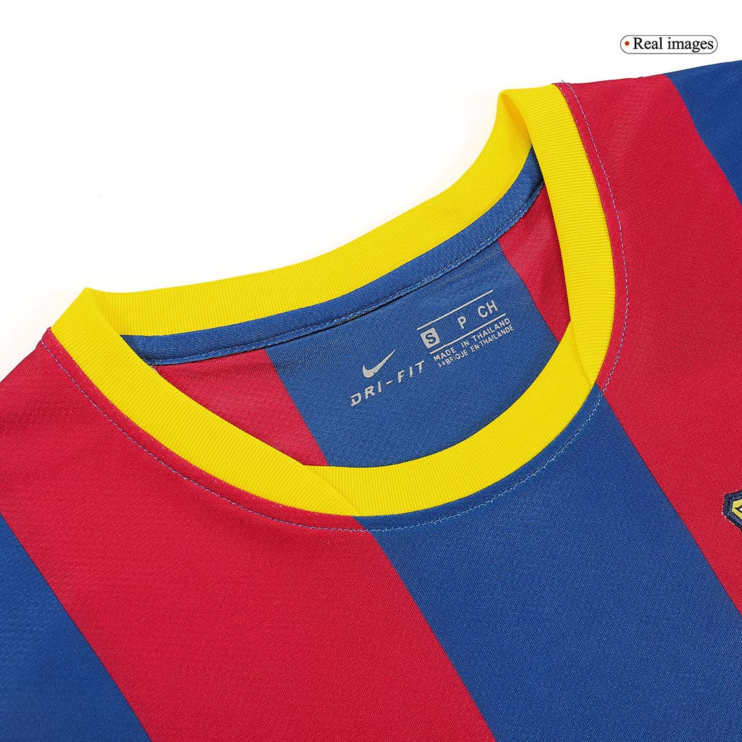 Retro Barcelona Hemma Fotbollströja MESSI #10 2010/11