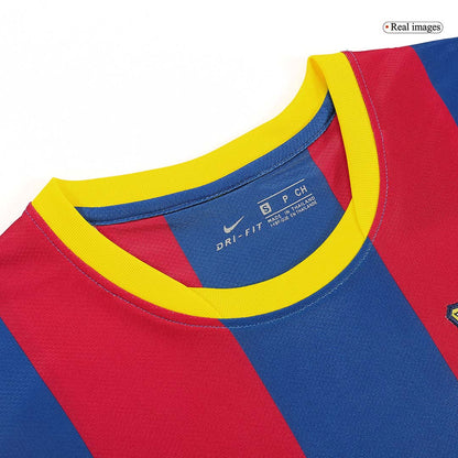 Retro Barcelona Hemma Fotbollströja MESSI #10 2010/11