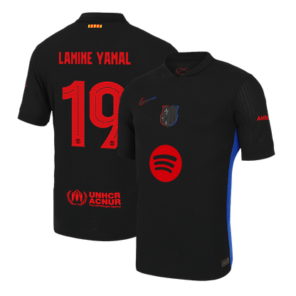 Barcelona Borta Fotbollströja LAMINE YAMAL #19 2024/25 Autentisk
