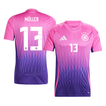 MÜLLER #13 Tyska landslaget Borta Fotbollströjor 2024 Premium
