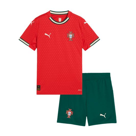 Portugal Hemma Fotbollströja 2025 
Fotbollssats Barn