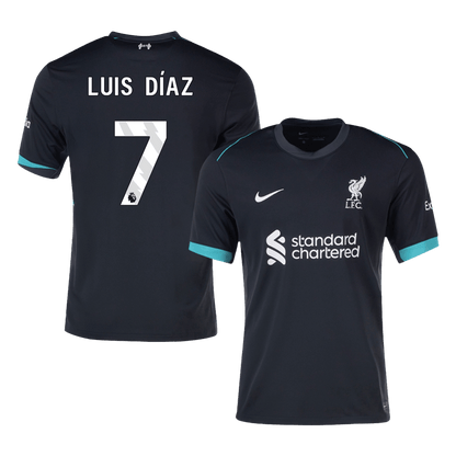 Liverpool Borta Fotbollströja LUIS DÍAZ #7 2024/25 Premium