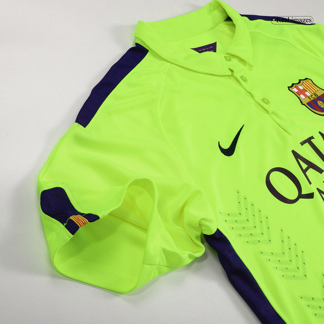 Retro Barcelona Tredjeställ Fotbollströja MESSI #10 2014/15