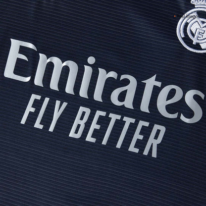Real Madrid Tröja 2025/26 Bortaställ Mörkblå Barn