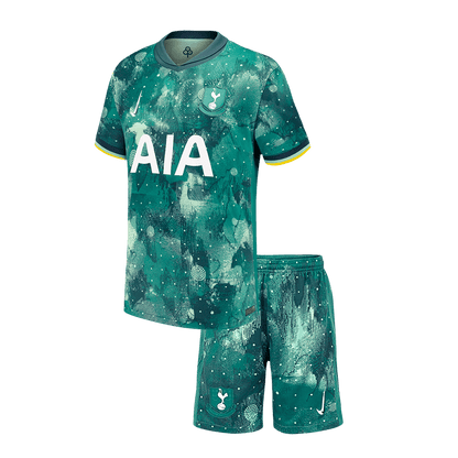 Tottenham Hotspur Tredjeställ Fotbollströja 2024/25 Fotbollssats Barn