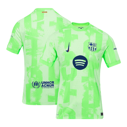 Barcelona Tredjeställ Fotbollströja 2024/25 Autentisk - Spotify-logotyp utan text