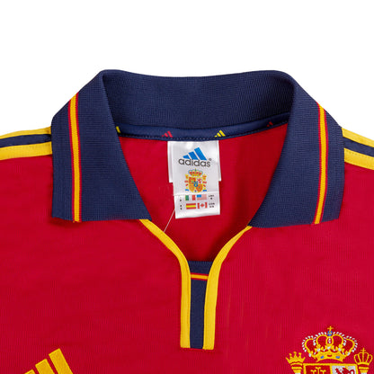 Spanien Hemma Fotbollströjor Euro 2000 Retro