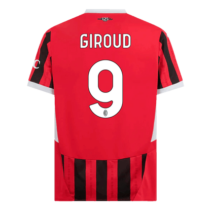 AC Milan Hemma Fotbollströja GIROUD #9 2024/25