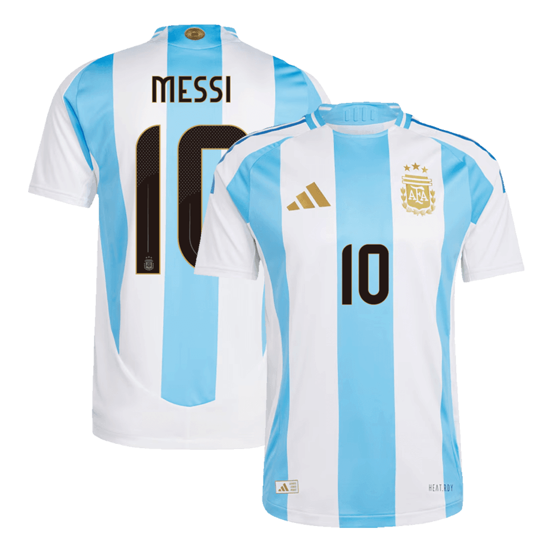 MESSI #10 Argentina Hemma Fotbollströjor 2024 Autentisk