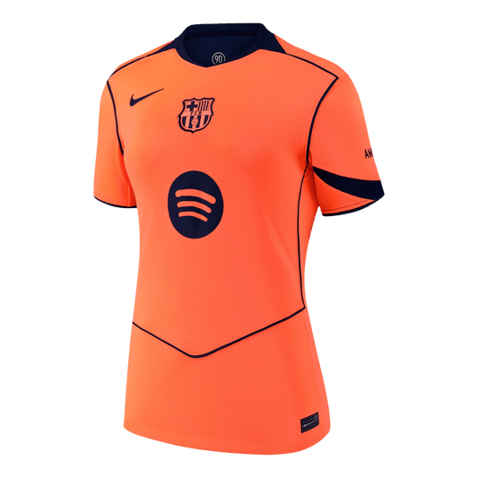 Barcelona Tröja 2025/26 Tredje Orange Dam
