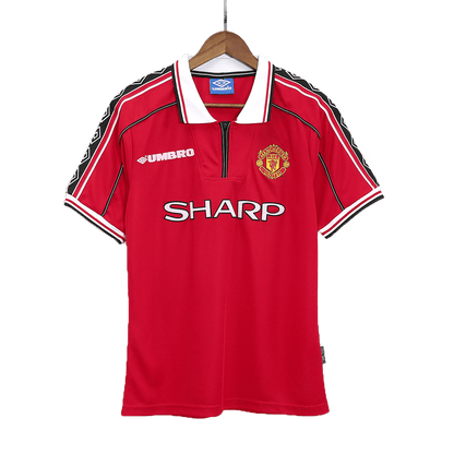 Retro Manchester United Hemma Fotbollströja 98/00