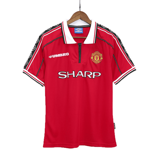 Retro Manchester United Hemma Fotbollströja 98/00
