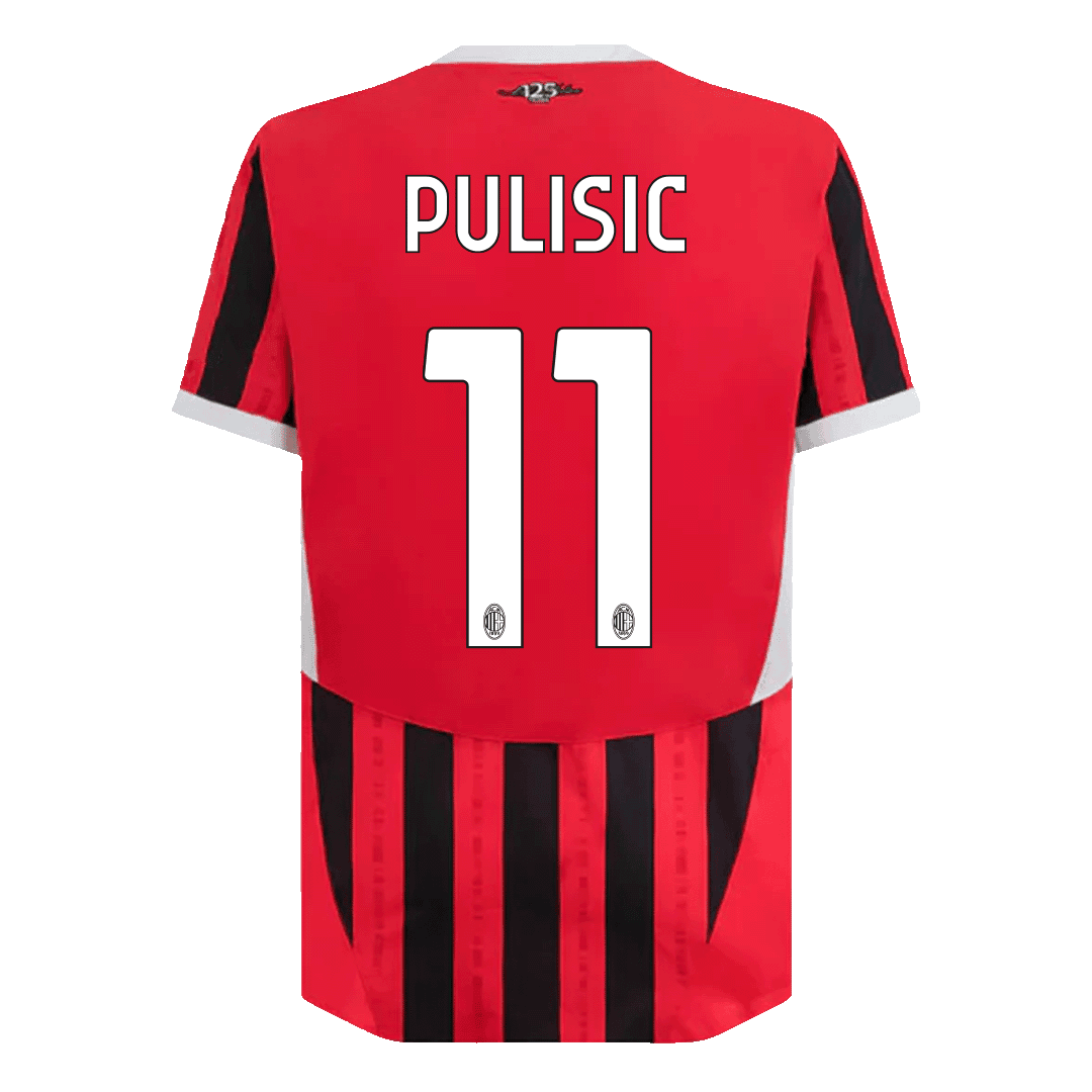 AC Milan Hemma Fotbollströja PULISIC #11 2024/25 Autentisk
