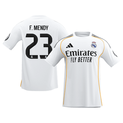 F.MENDY #23 Real Madrid Tröja 2025/26 Hemma Premium Vit