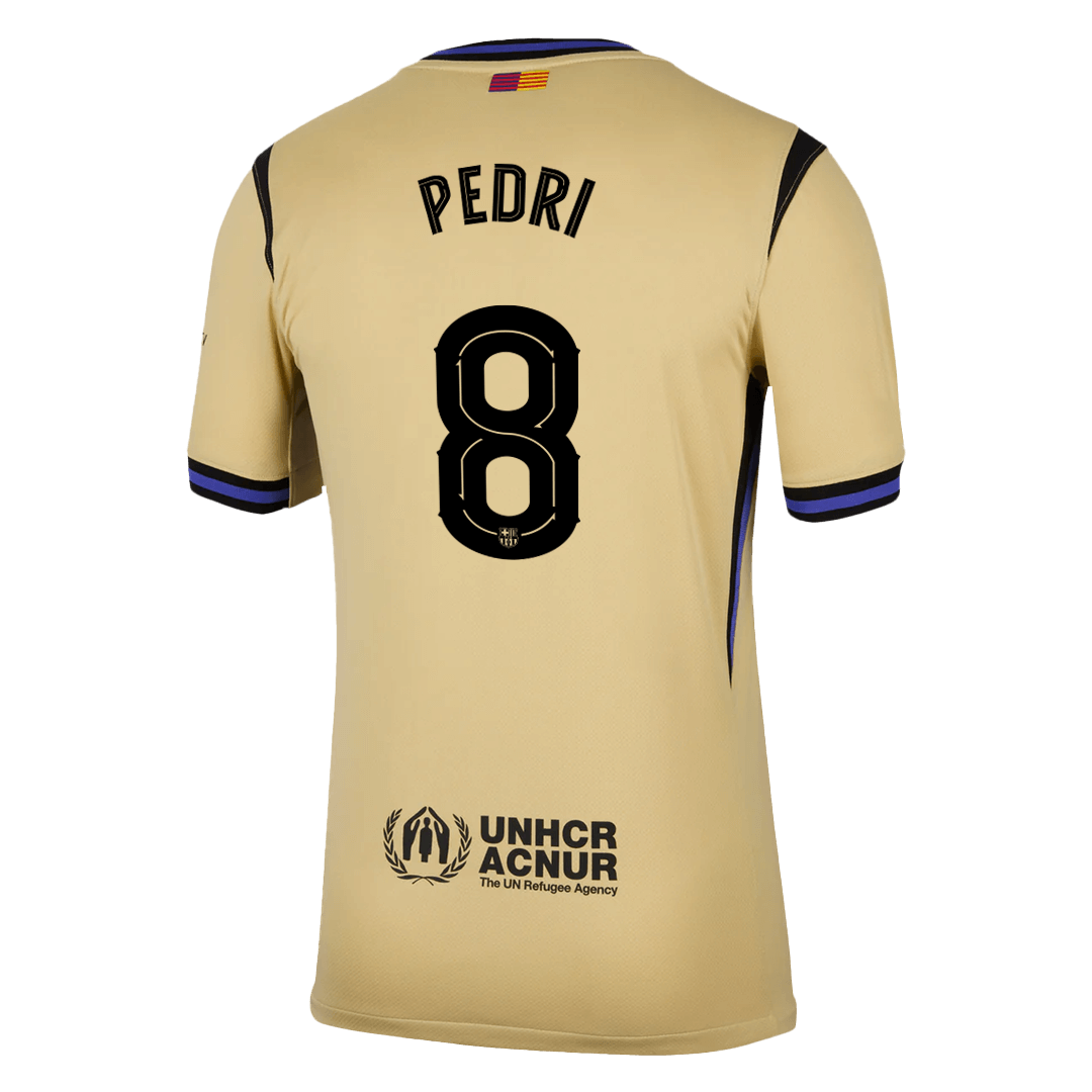 Barcelona Tröja PEDRI #8 2025/26 Borta Gul - UCL