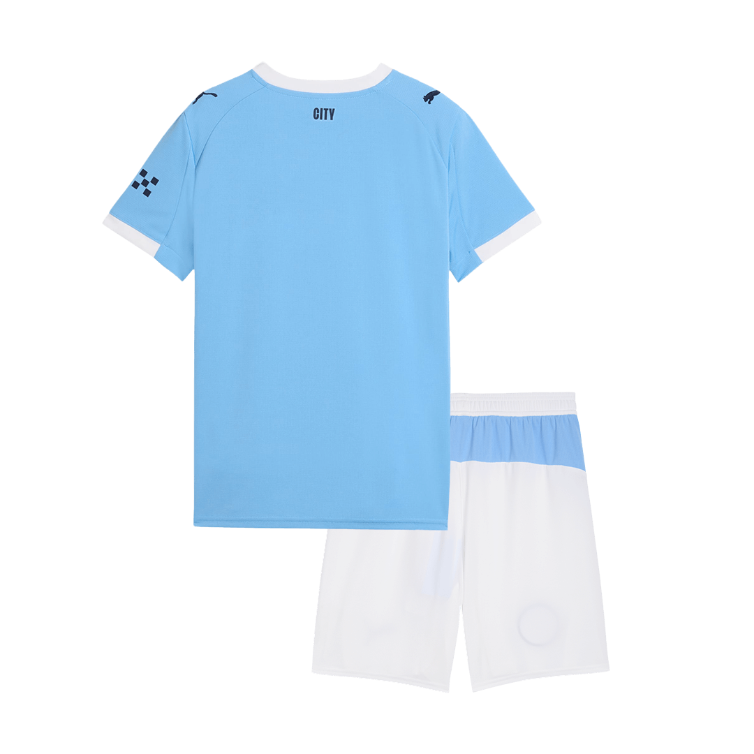 Manchester City Hemma Tröja 2025/26 
Fotbollssats Barn