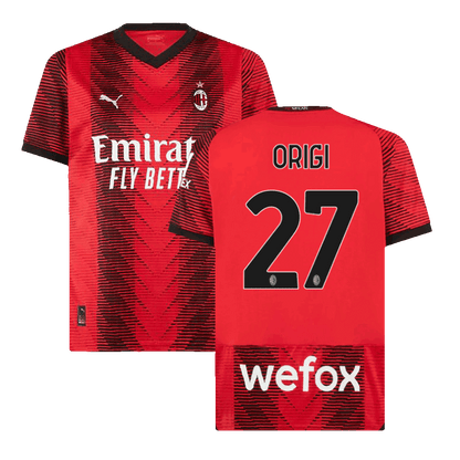 AC Milan Hemma Fotbollströja ORIGI #27 2023/24