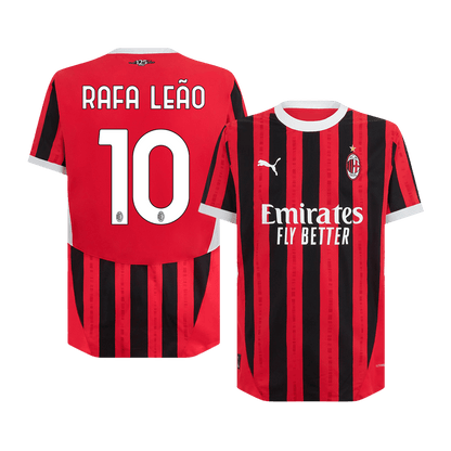 AC Milan Hemma Fotbollströja RAFA LEÃO #10 2024/25 Autentisk