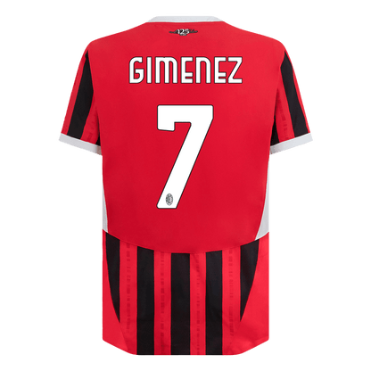 AC Milan Hemma Fotbollströja GIMENEZ #7 2024/25 Autentisk