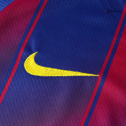 Barcelona Tröja 2025/26 Hemmaställ Röd/Blå Barn stora storlekar