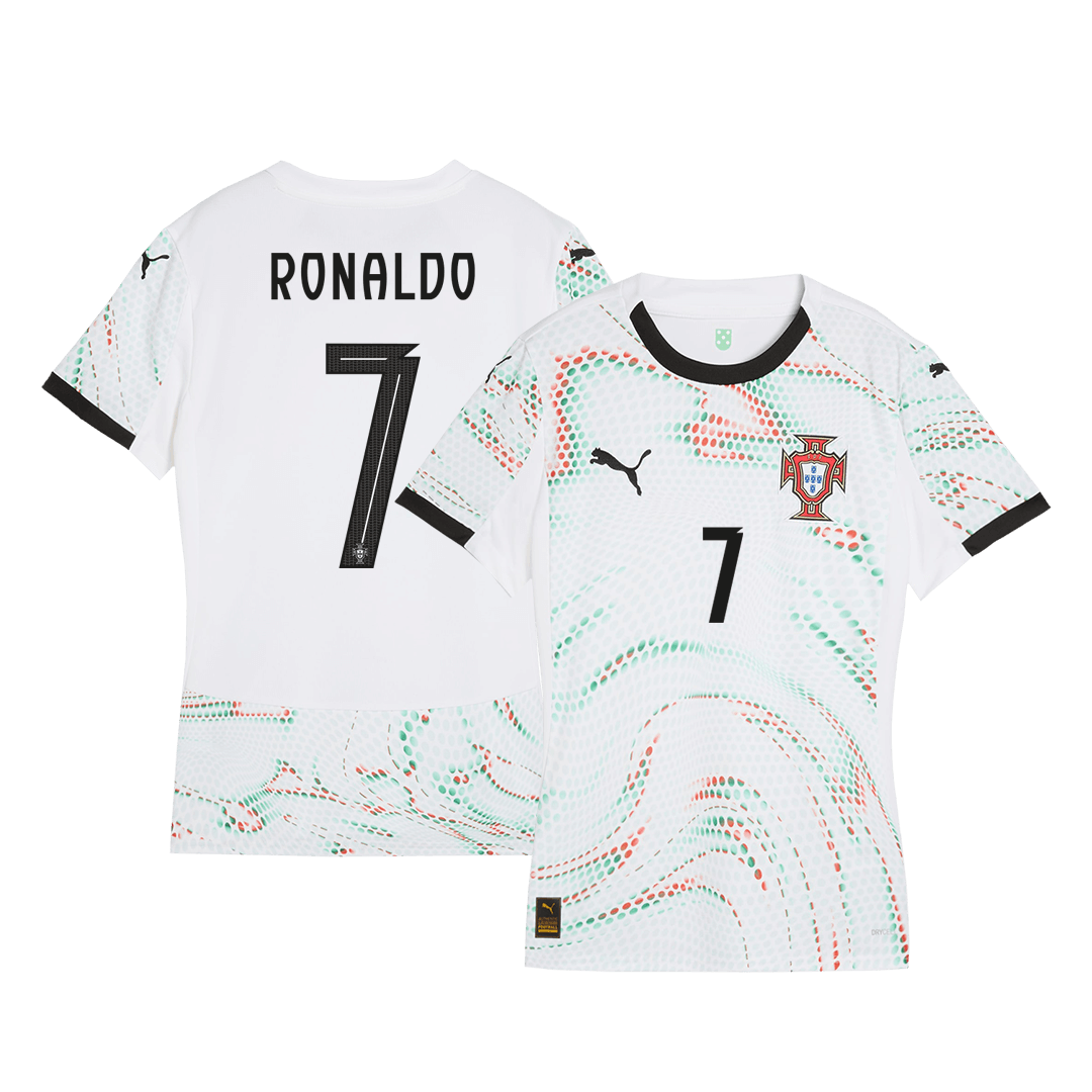Portugal Borta Fotbollströjor RONALDO #7 2025 Dam