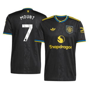 Manchester United Tröja MOUNT #7 2025/26 Tredje Svart