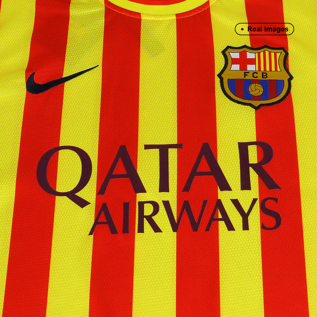Retro Barcelona Borta Fotbollströja 2013/14