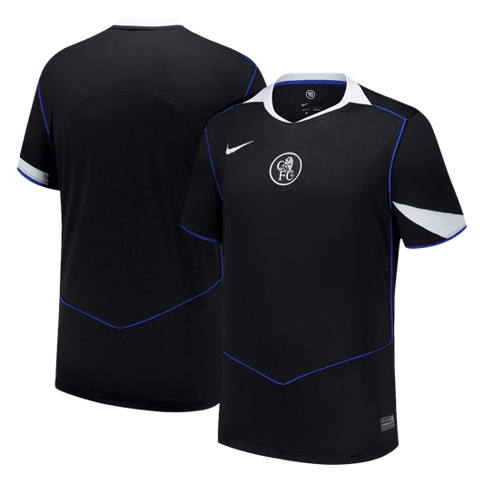 Chelsea Tröja 2025/26 Tredje Svart-1