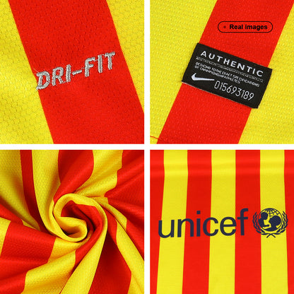 Retro Barcelona Borta Fotbollströja 2013/14